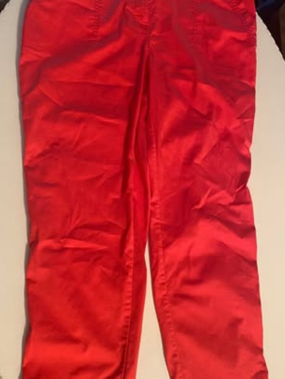 Chico's Coral Stretch Cotton Ankle Pants Size 1.5P
